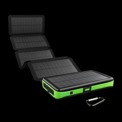 Сонячний портативний зарядний пристрій KILNEX POWER BANK 16000 MAH "LEXX" IP65 KILNEX-POWERBANK-16000 фото